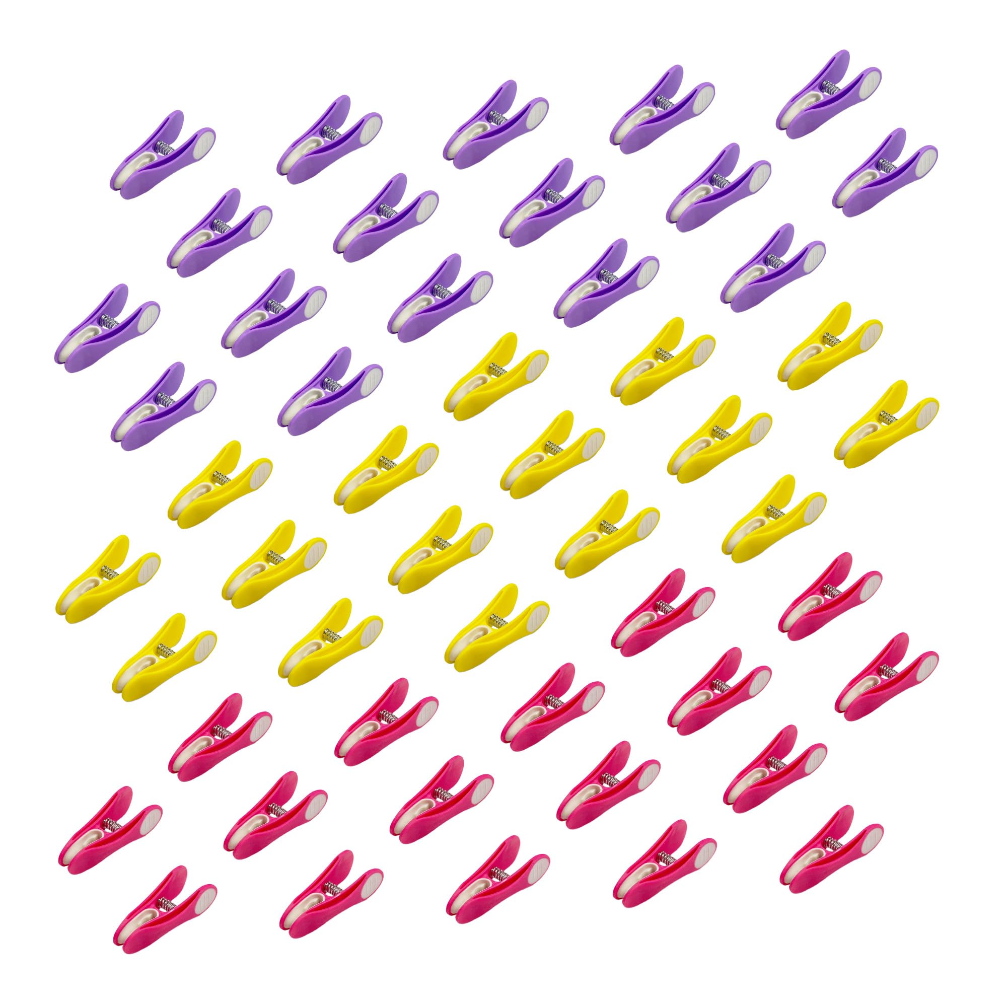 Addis Washing Line Hold Tight Grip Clothes Pegs, Bulk 50 pack of mixed colours