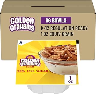 Golden Graham Cereal Bowls, 1 Oz (Pack of 96)