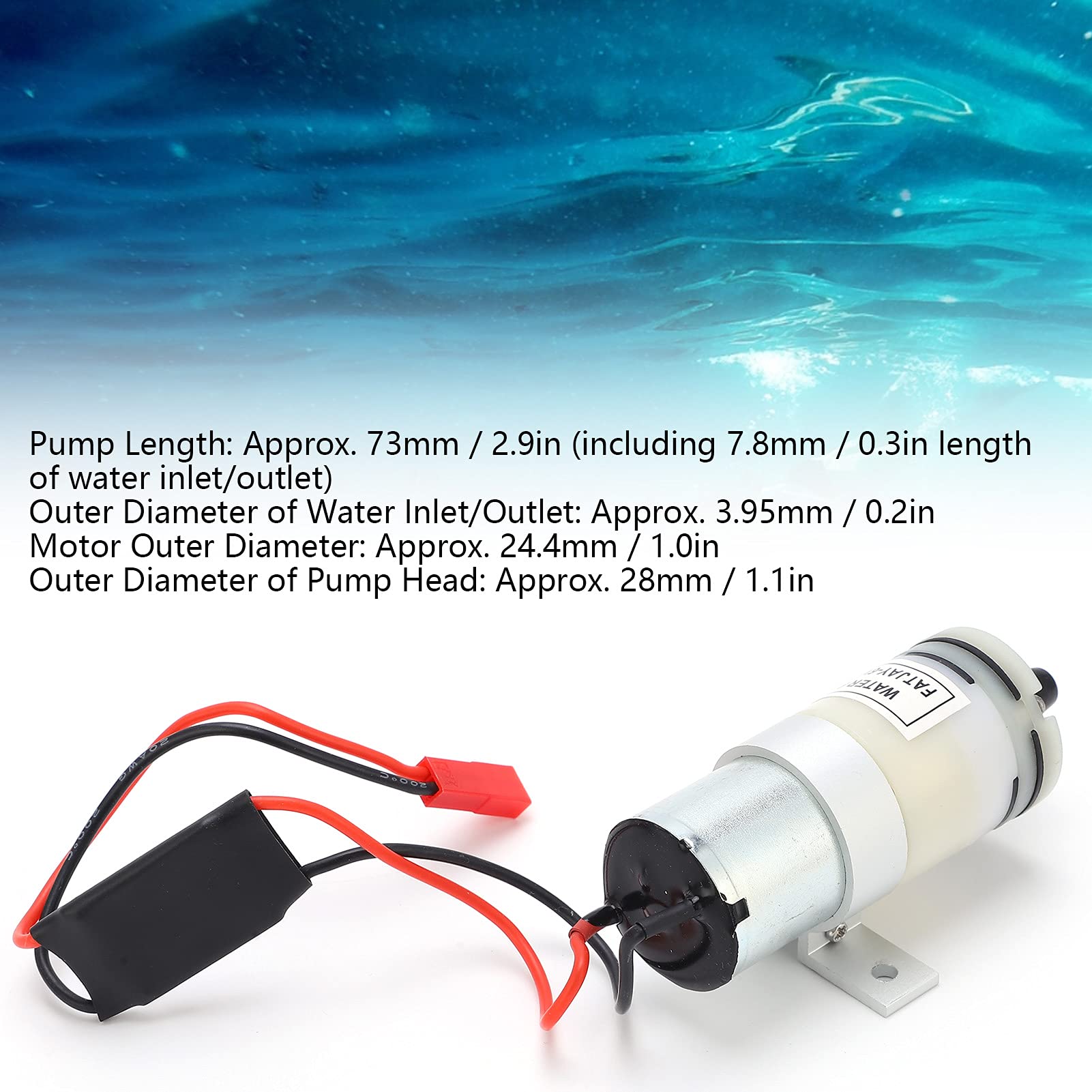 Pompe De Refroidissement Par Eau Pour Bateau RC 370 – Tension 3-6V, Débit Jusqu’à 1,8 L/min, Avec Interrupteur - 8