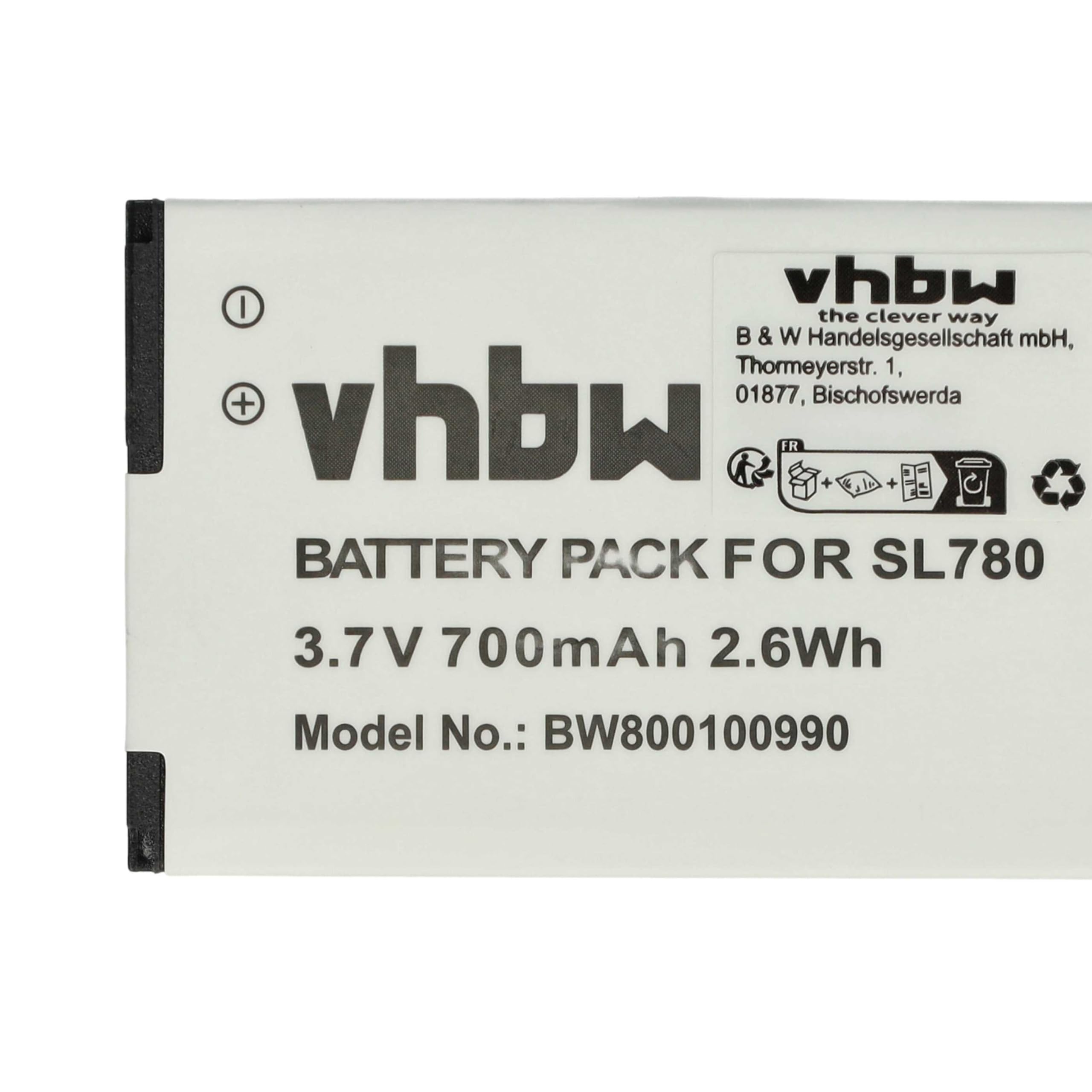 vhbw 10 x bateria kompatybilna z Bintec-Elmeg D141 DECT telefon stacjonarny lub bezprzewodowy (700 mAh, 3,7 V, Li-Ion)