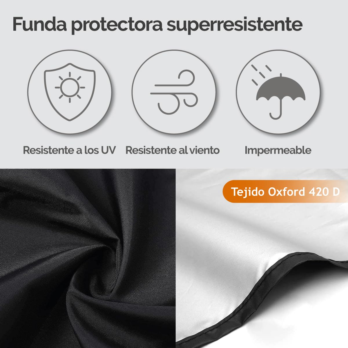 Linxor - Cubierta, Funda Protectora para enrollador de Piscina - 4 tamaños