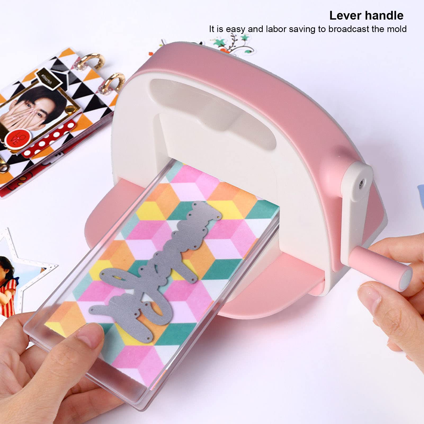 Stable Design, Easy, Infinite DIY Hand Embossing Machine with, Compact Portable for Paper Art, Originality Greeting Cards, Originality Books