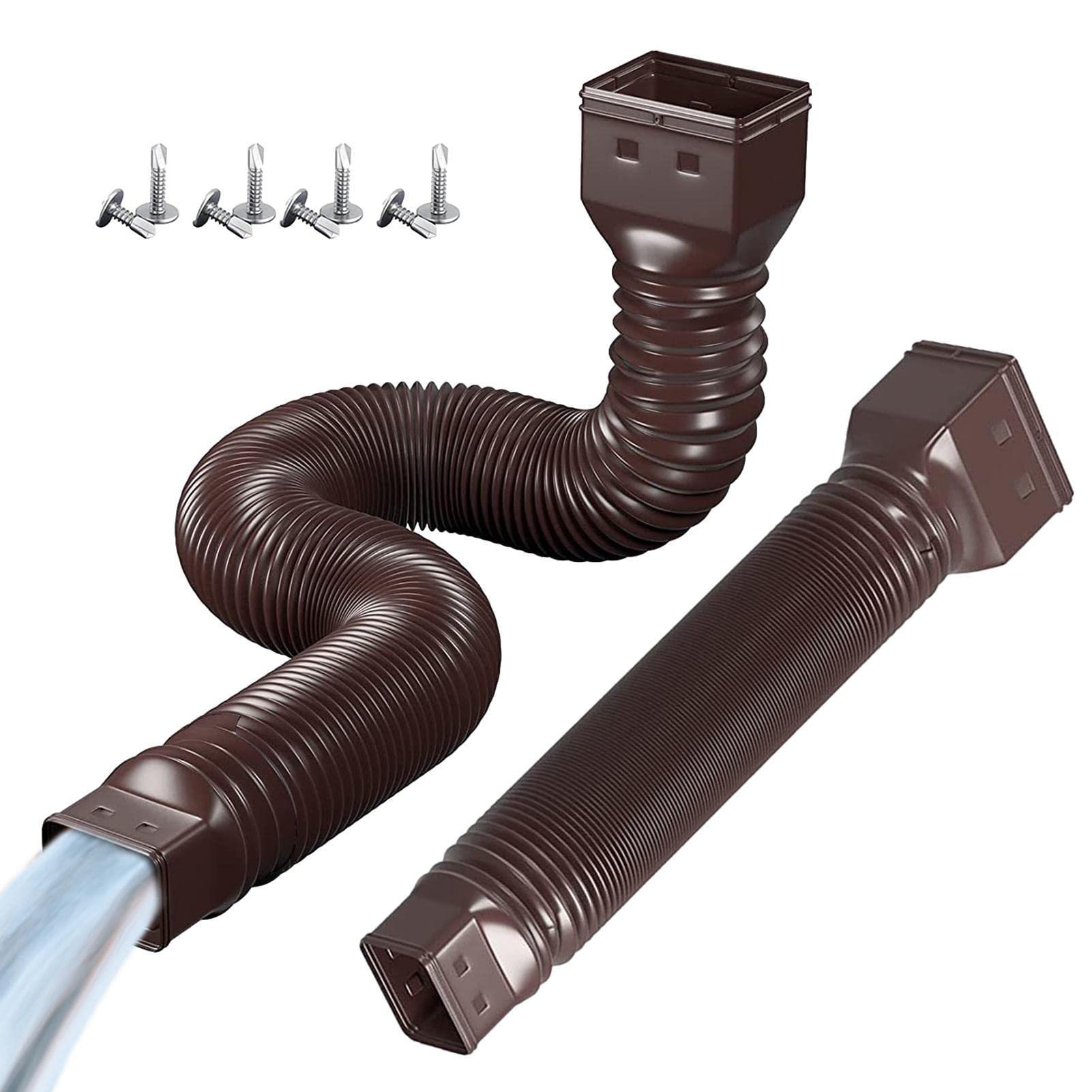 Jikiaci Rain Gutter Downspout Extension Downspout Extension Hinge For ...