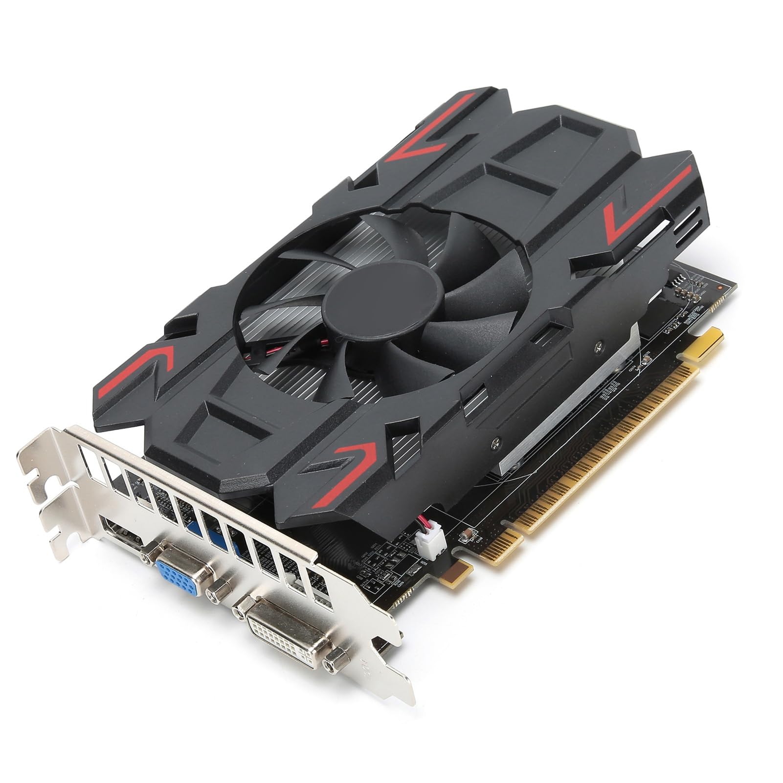 yoidesu ati hd6770 4gb graphics card, 4gb 128bit ddr5 650mhz computer pc gaming video graphics card gpu, single fan low profile graphics card, computer network accessories