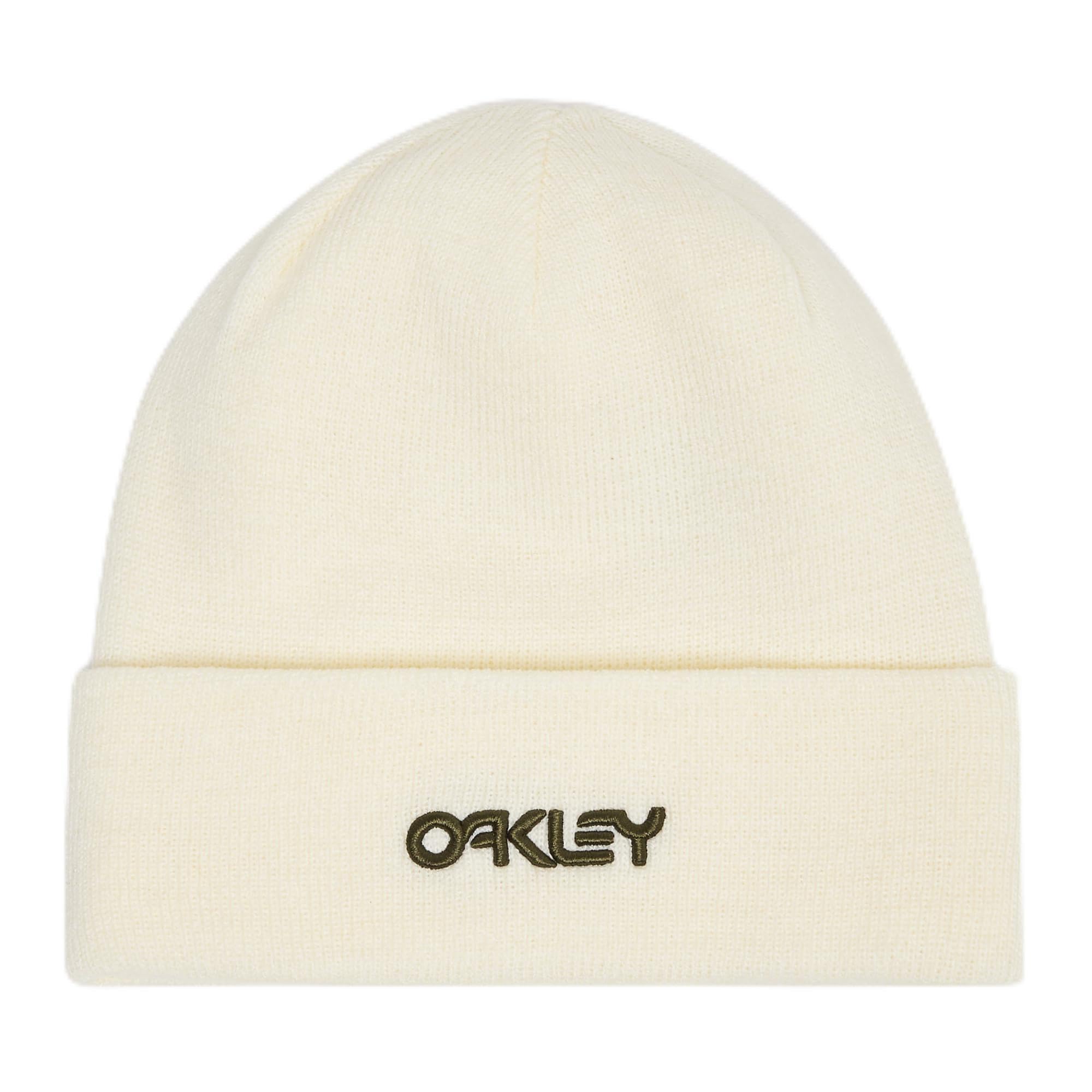 Oakley Men's Arctic White B1b Logo Beanie, One Size