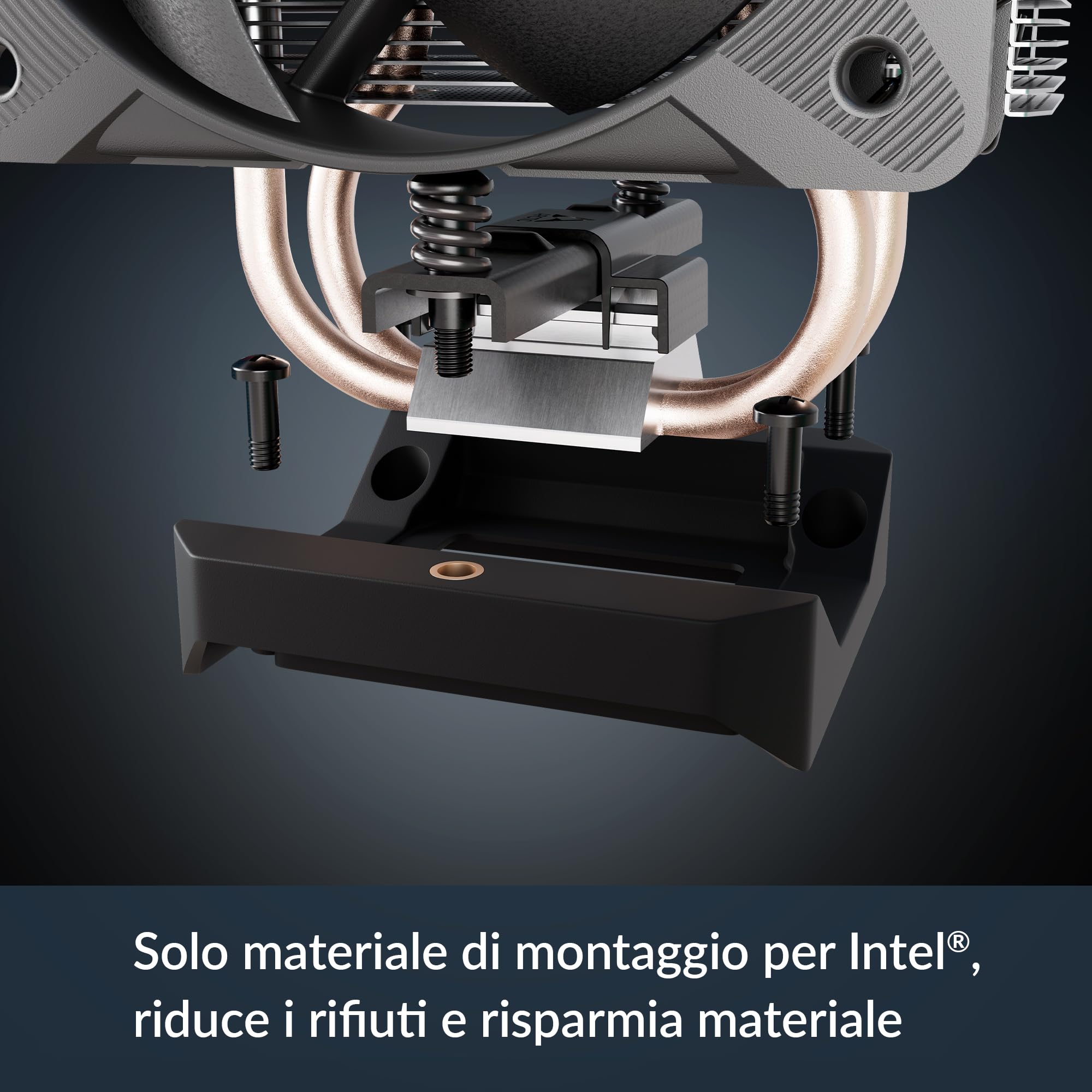 ARCTIC Freezer 8i - Dissipatore CPU Compatto per Intel LGA1851/LGA1700, Ventola PWM da 100 mm, Pasta termica MX-6 Preapplicata, Cuscinetto Idrodinamico