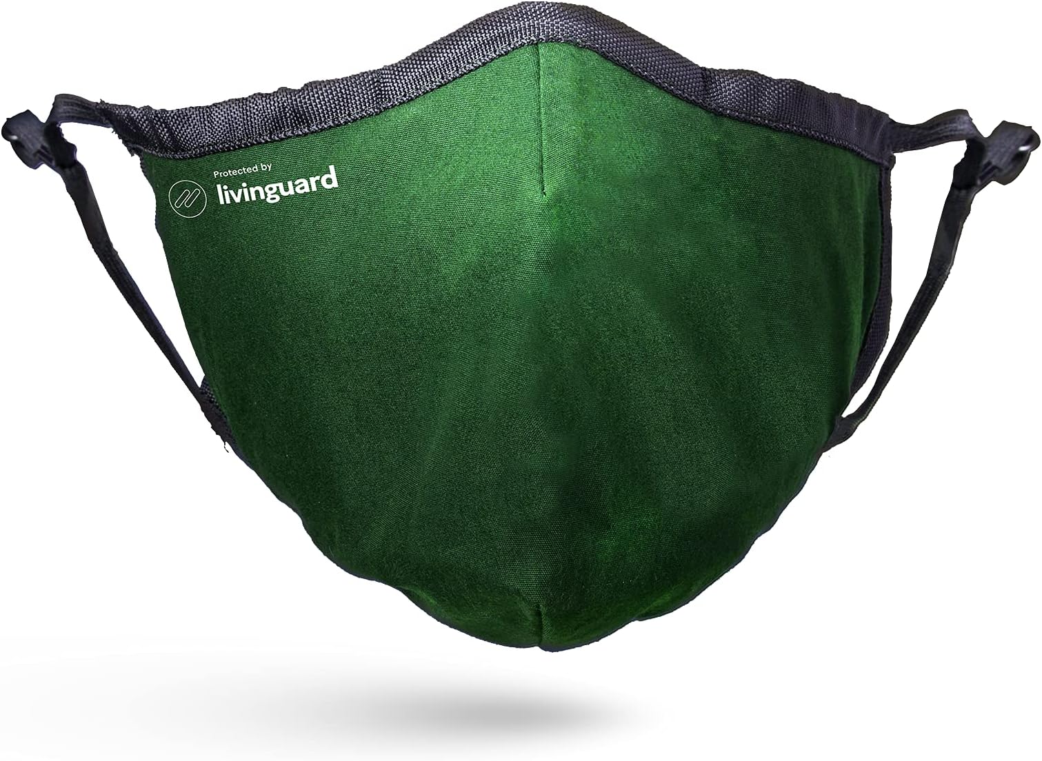 Livinguard Ultra 100% Cotton 4 Layers Washable & Resuable Cloth Face Mask With Anti Microbial Properties for Unisex (Without Valve) (Pack of 1)