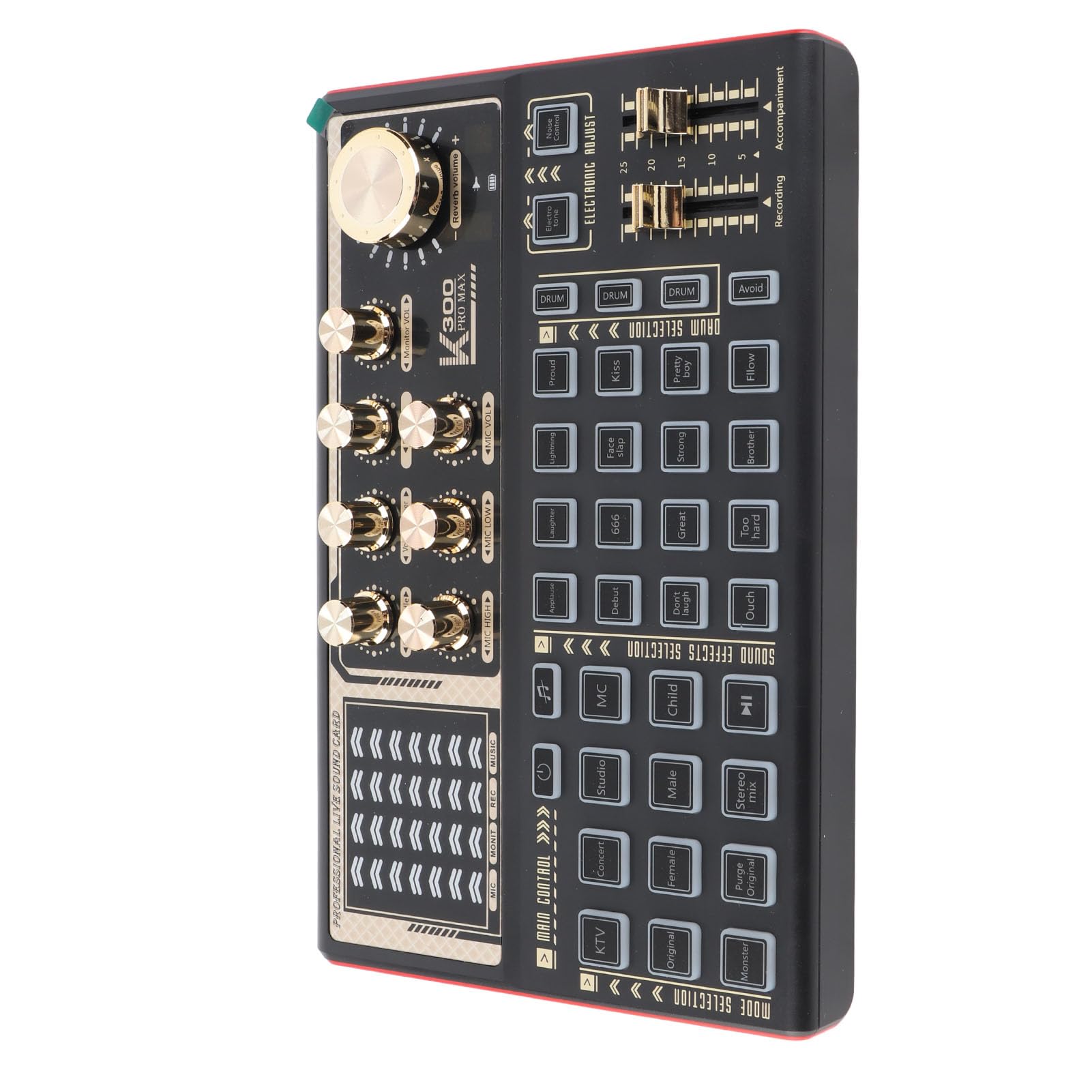 Scheda Audio Live con Mixer Effects Voice Changer - Scheda Audio Professionale per lo Streaming Recording Karaoke Gaming