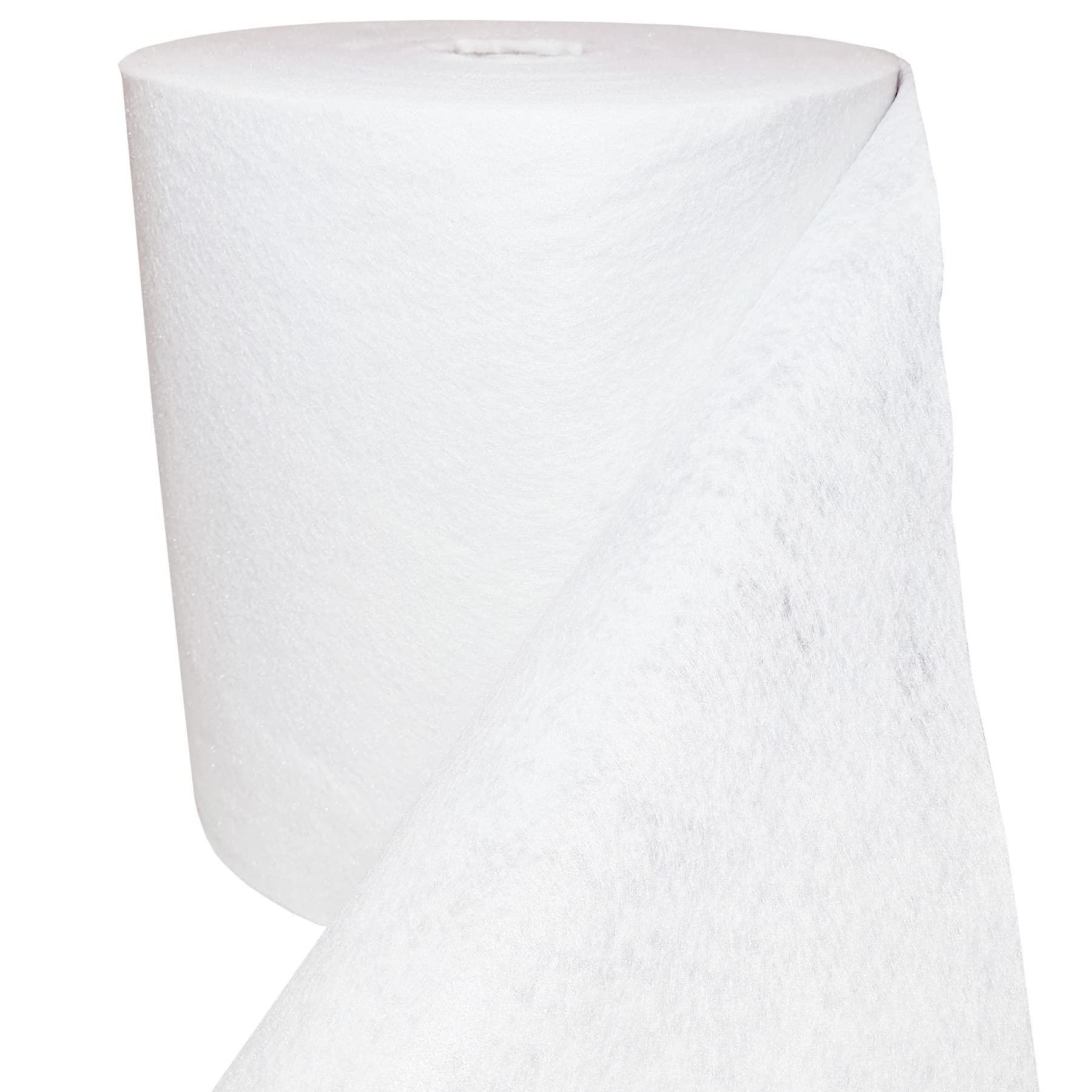 Spezialvlies für Dachabdichtung, Dachvlies, Vlies für Flüssigkunststoff, 110 g/m2, 0,25x50m, Stabilisierungsvlies, Bauvliesstoff zur Armierung von Flüssigabdichtung, Polyestervlies