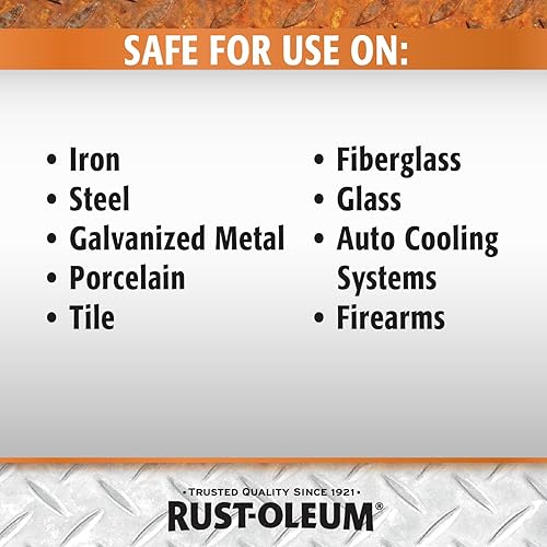 Vista 36 de Rust-Oleum Eliminador de óxido para remojar y bañar; removedor de corrosión resistente para herramientas metálicas, automóviles, bicicletas