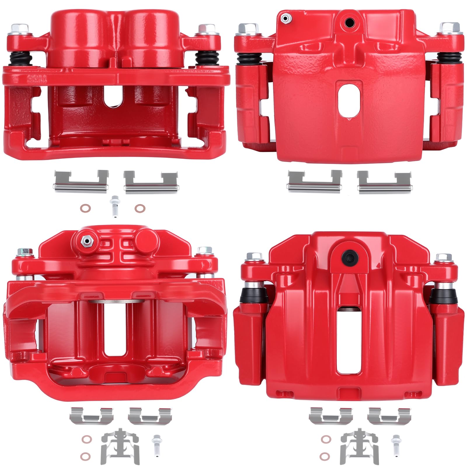 SCITOO Front Rear Brake Calipers 18-B4728 18-B4729 18-B4726 18-B4727 | Compatible For Chevrolet For Astro 2003-2005,For Chevrolet For Silverado 1500 1999-2002 With Bracket Direct-fit