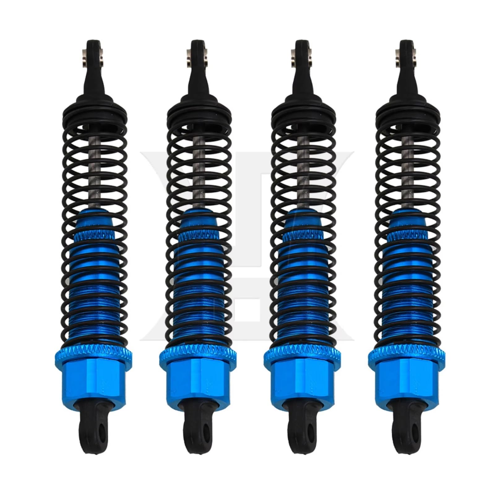 Compatible con HSP 1:10 Piezas De Mejora para Coche Teledirigido Accesorios De Repuesto Todoterreno 4 Amortiguadores Azules 106004B RC Amortiguadores Coche