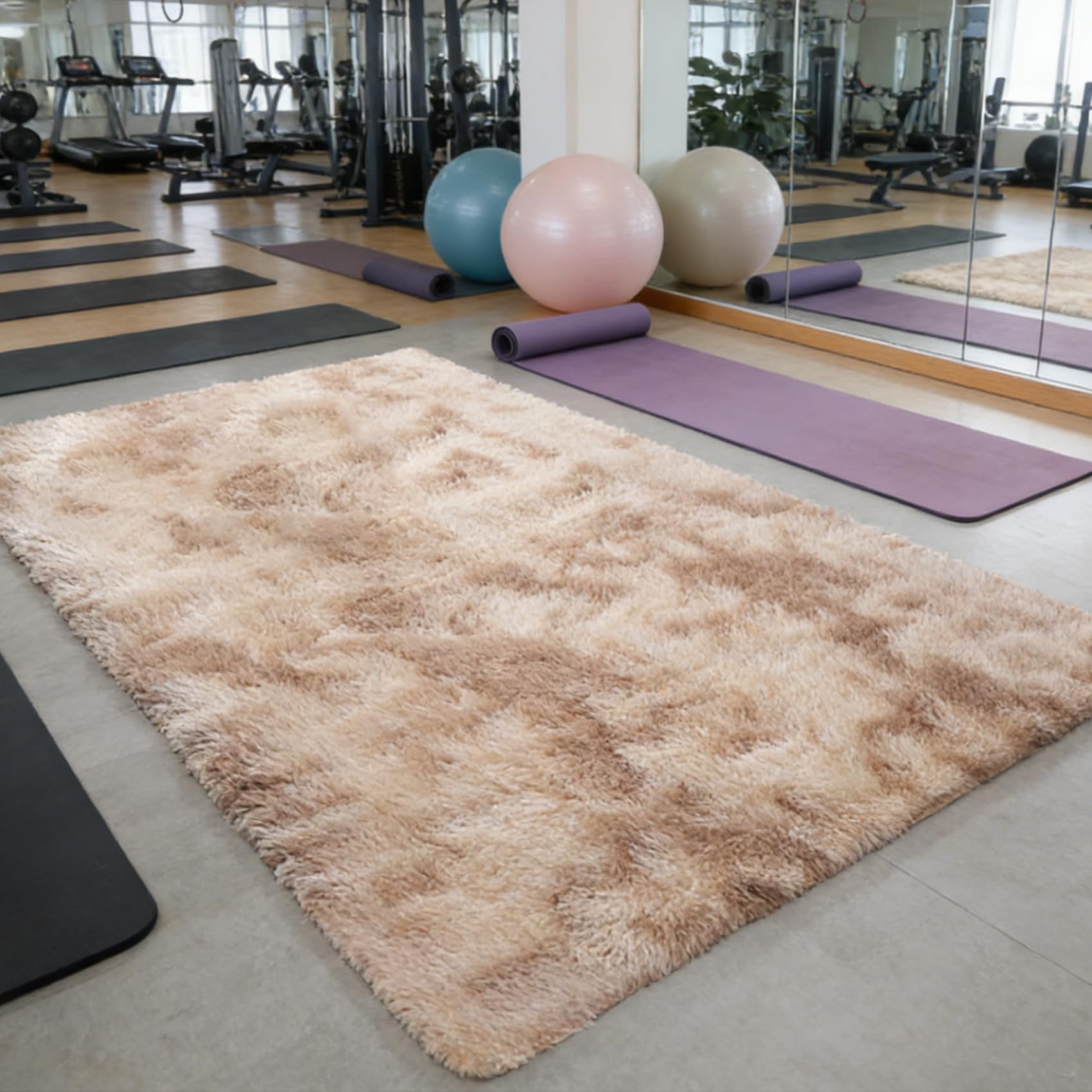 Tapis chambre enfant lavable et grand tapis salon beige doux