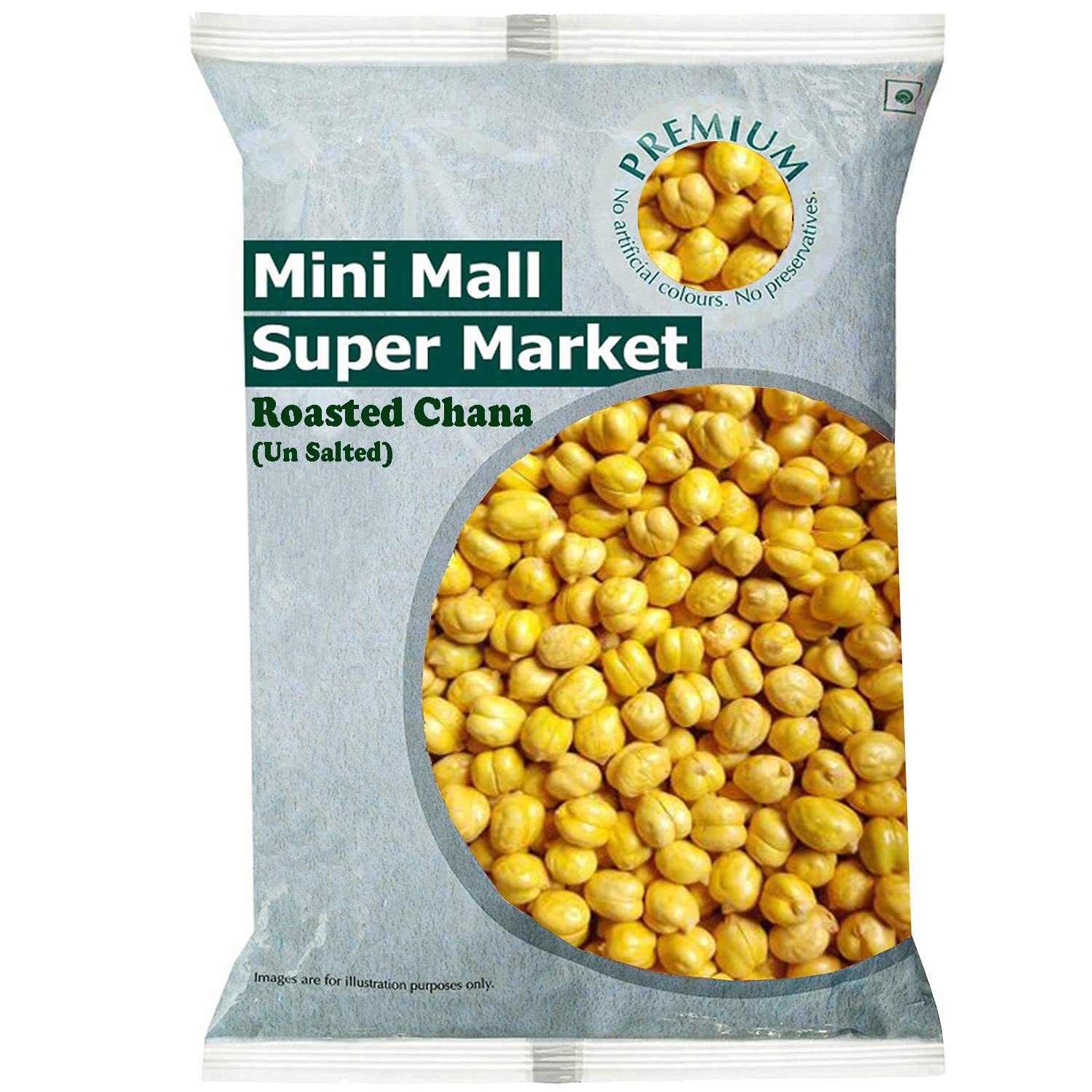 MINI MALL SUPER MARKET Whole Without Skin Un Salted Roasted Bhuna Chana (1 Kg) (B09GK84V5R) Amazon Price History, Amazon Price Tracker