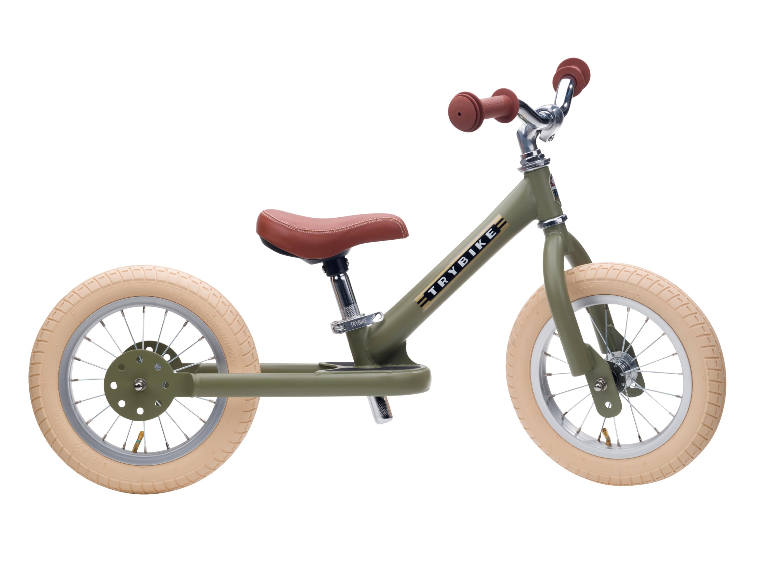 Trybike compatible - 2 Wheel Steel, Vintage Green