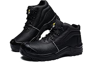 Tough and Affordable: Water Resistant Steel Toe Work Boots for Men