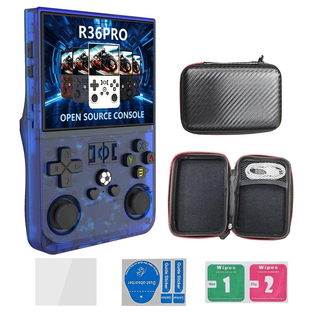 R36S RPO Consola Portátil Retro Con 22000+ Juegos | Pantalla IPS 3.5″ Y 128 GB De Almacenamiento