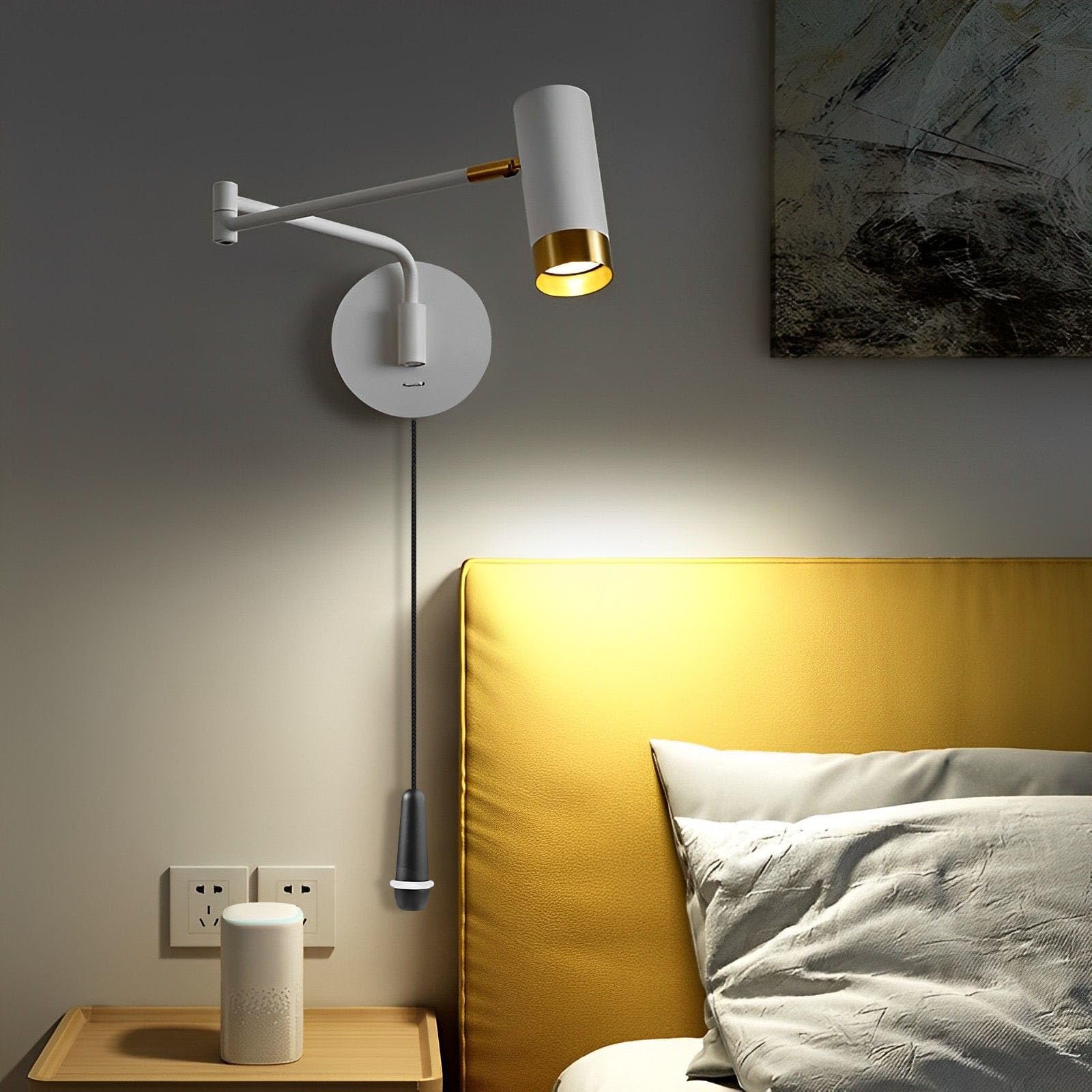 LbsAMP Bathroom Light Pull Cord Handle with 150cm Cord Connector Light Pull Chain Extension Replacement Weighted Cord Pull Ends for Bathroom Toilet Light Ceiling Light Fan Switch - Image 4