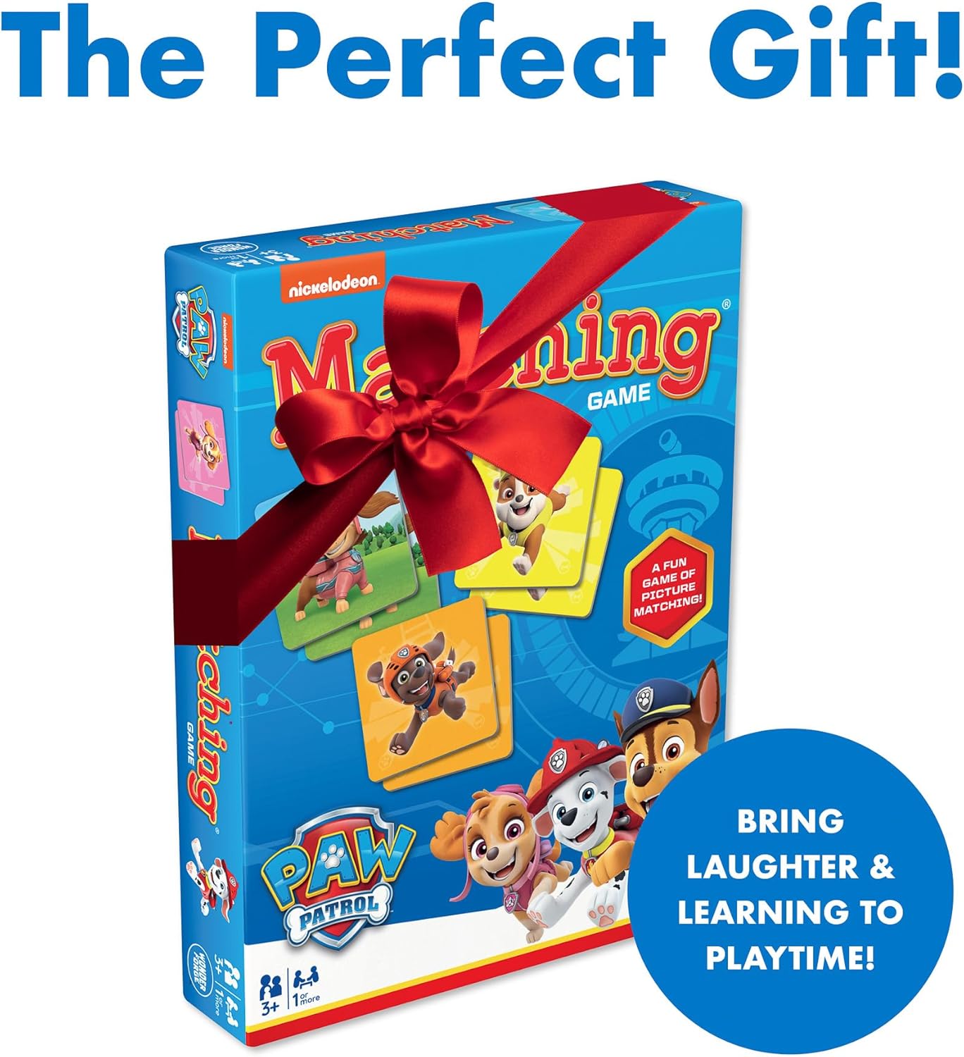 Wonder Forge Paw Patrol Matching Game: Educational Memory Challenge with Chase & Skye - Fun Kids' Board Game for Ages 3+ - Toddler Learning Toy
