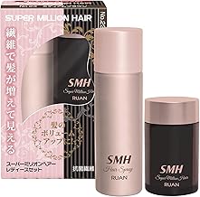Super Million Hair Women's Set Medium Brown No.23 (Super Million Hair 10g + Super Million Hair Spray 35g)