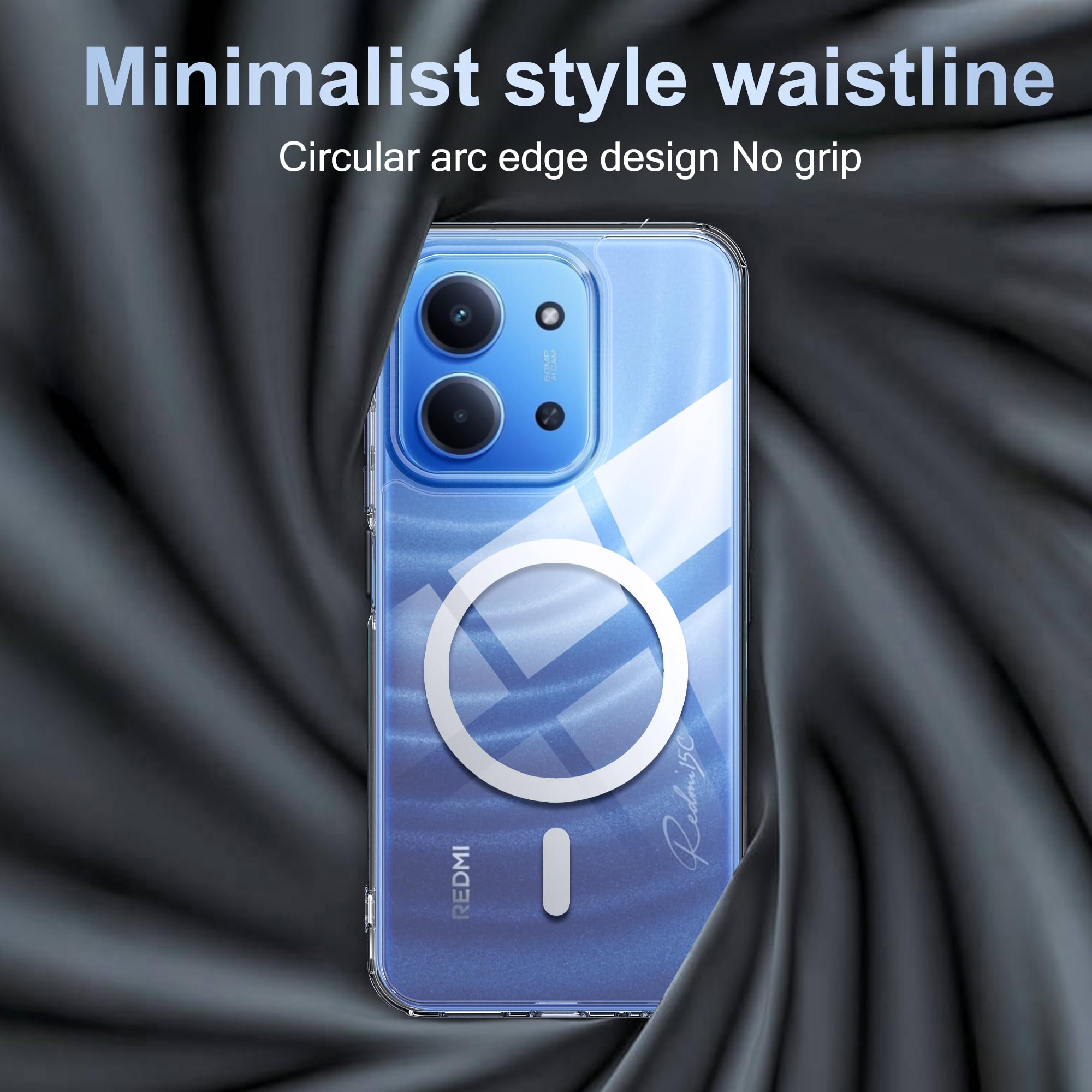 Cover Magnetica per Xiaomi Redmi 15C 5G/4G/Poco C85 Cover Magnetica per Xiaomi Redmi 15C 5G/4G/Poco C85