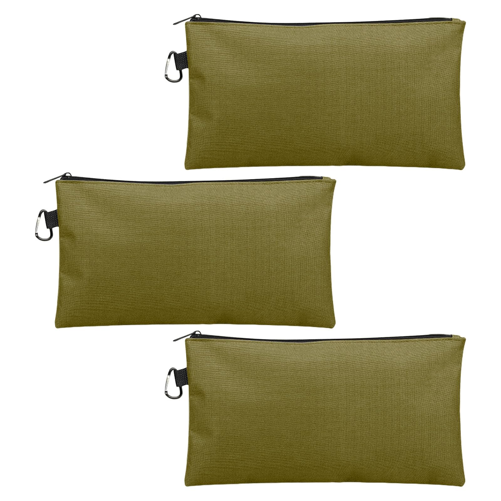 3Pcs Tool Pouches Small Tool Bag Multipurpose Zipper Pouches for Organizing Waterproof Utility Storage Organizers Heavy Duty