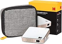 KODAK Ultra Mini Portable Projector | HD LED DLP Rechargeable Pico Projector - 100  Display - Includes Soft Case