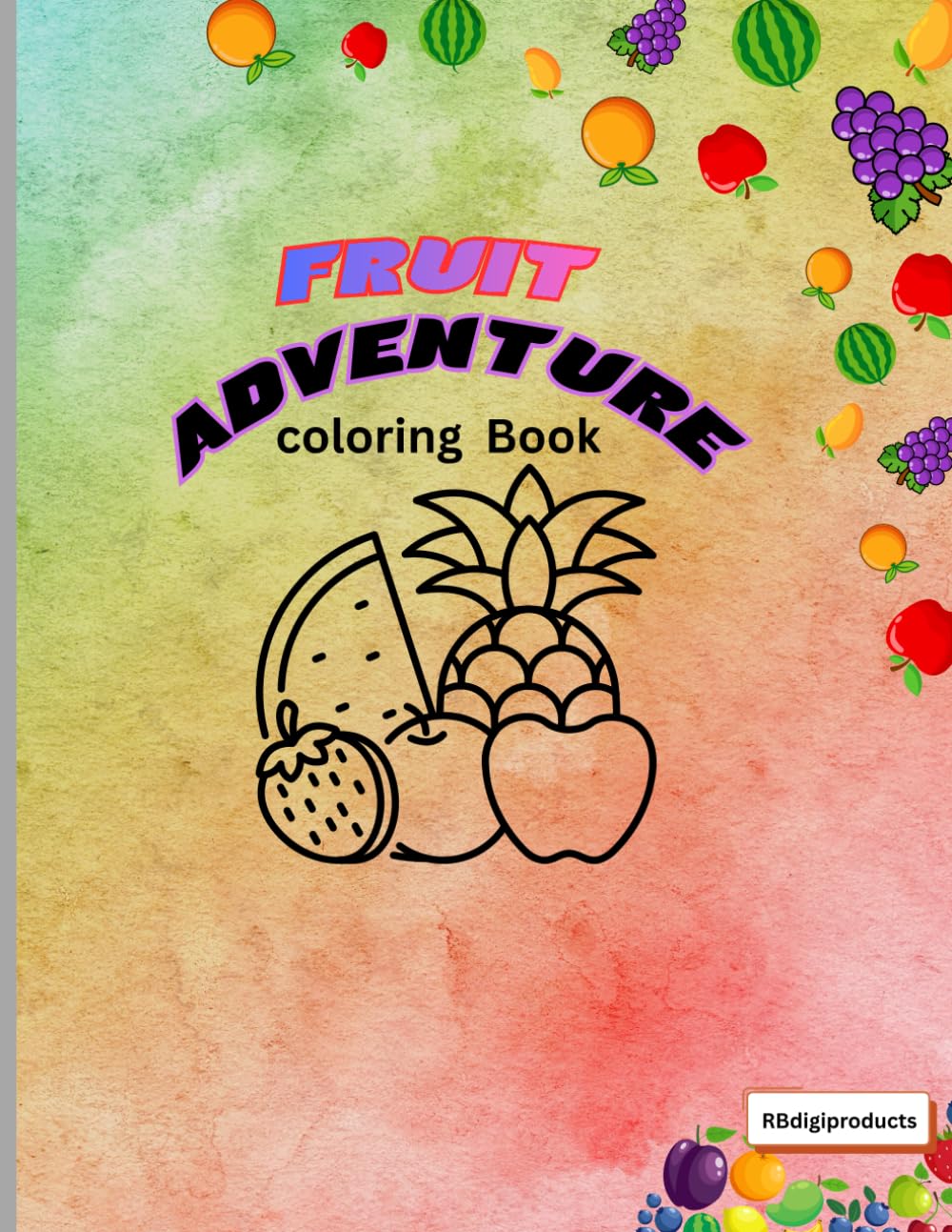 Fruits Adventure Coloring Book