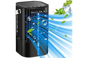Portable AC for Desk: Mini Air Cooler with 7 Colors