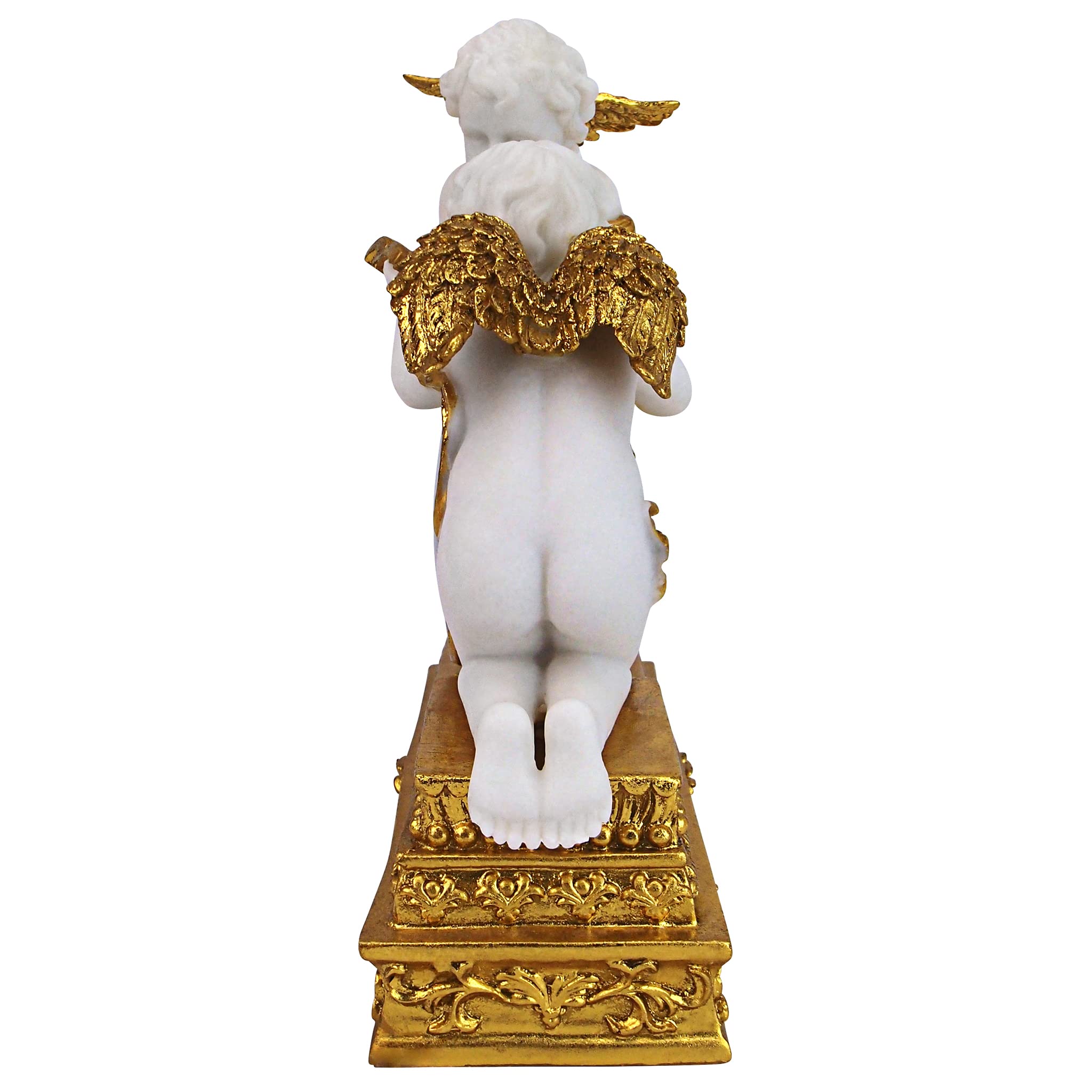 Design Toscano KY72570 Orologio Cherubini di Château Carbonne, Avorio