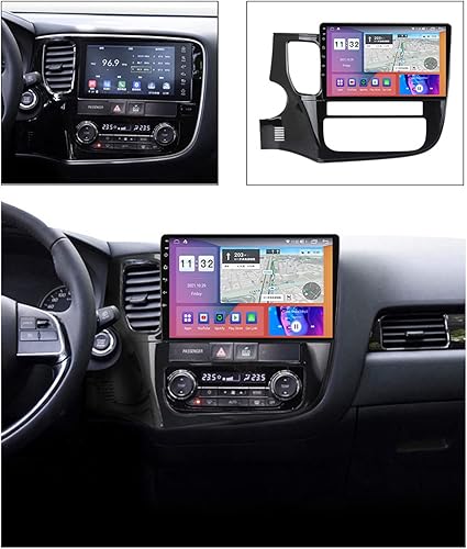 Miniatura 2 de ZEARLY Radio estéreo de doble DIN para automóvil con Carplay y Android Auto, pantalla táctil de 9 pulgadas en el salpicadero GPS de navegación,
