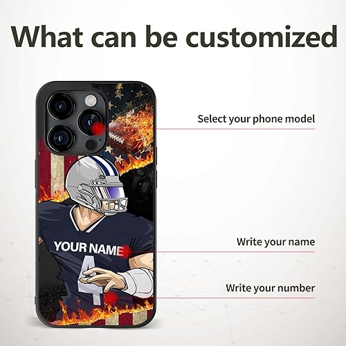 Miniatura 7 de Fundas de teléfono personalizadas con diseño genial para niños y hombres para iPhone 11 12 13 14 15 16 Pro Max Plus Mini Xs Xr para Samsung Galaxy