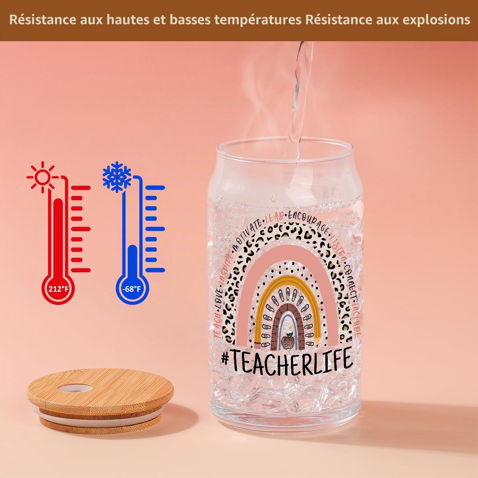 Cadeau pour enseignante pour femme, cadeau de rentrée scolaire, boîte cadeau de fin d'année, paniers de remerciement, cadeaux de Noël pour enseignants