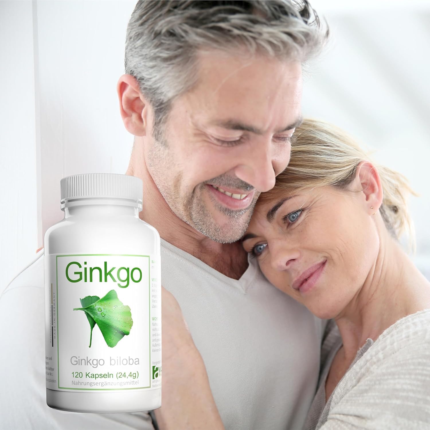 Ginkgo biloba Blattpulver 420mg von APOmia | aus der Apotheke | 120 Kapseln 4-Monatspackung | aus 8,4 mg 50:1 Extrakt | hochrein, hochdosiert, natürlich, vegan | Testsieger Note sehr gut.