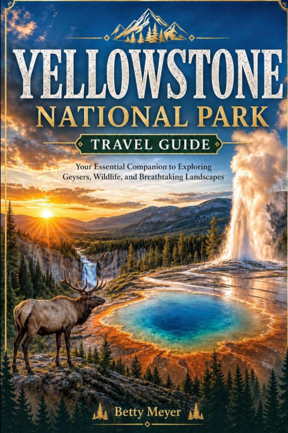 Yellowstone National Park Travel Guide: Your Essential Companion to Exploring Geysers, Wildlife and Breathtaking Landscapes (Guidebook Travel by Betty M. Meyer)