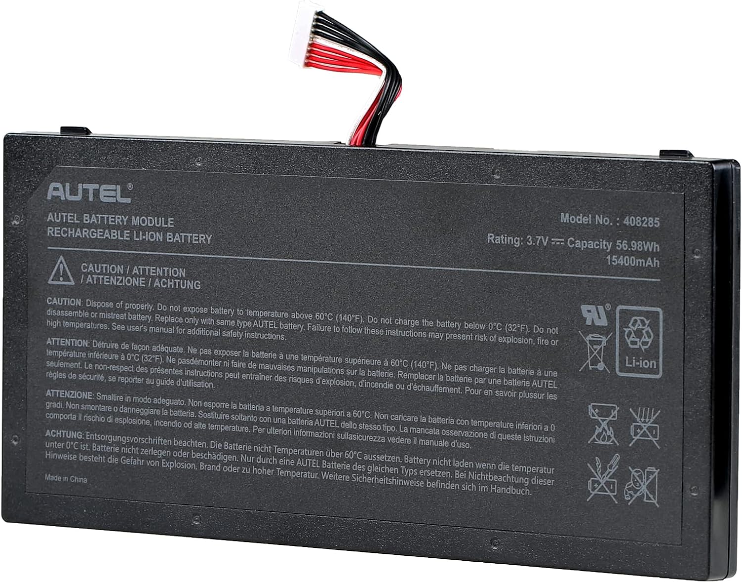 Autel MaxiSys Elite Battery, Replacement Battery for Autel MaxiSys Elite Scanner