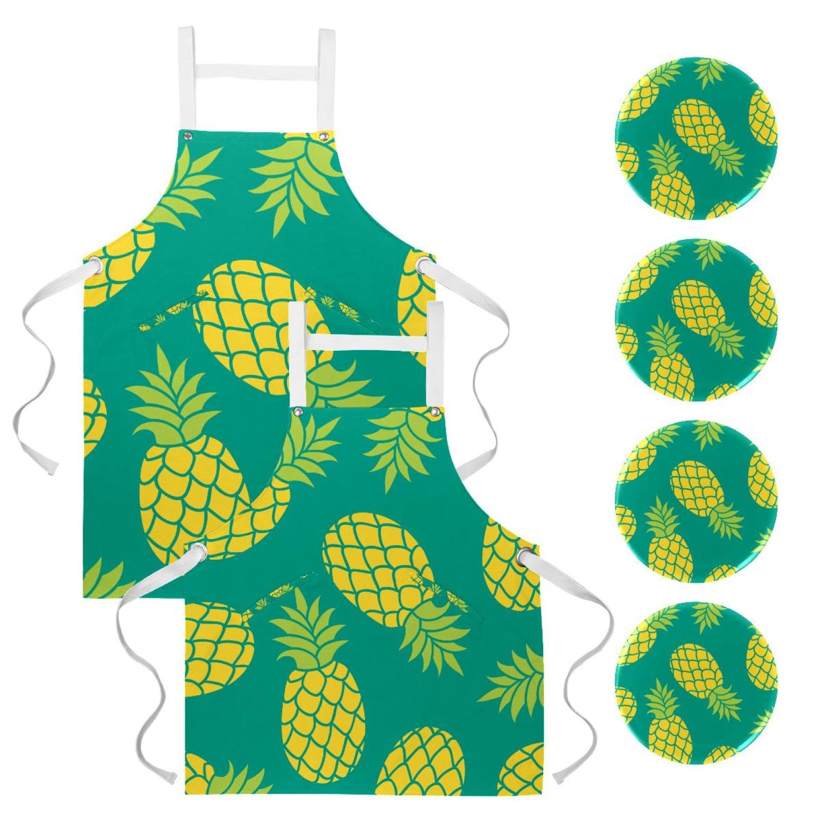 Tablier pour restaurant et bar avec 4 broches réglables - 7