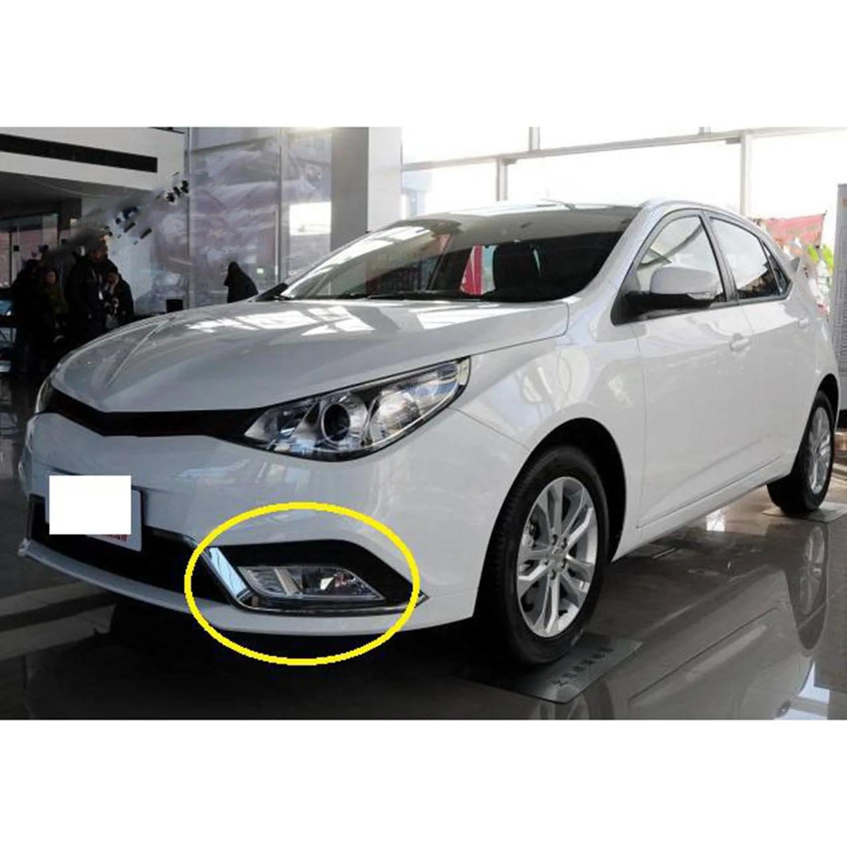 Mistlampen Dla chiński Dla SAIC Dla Roewe Dla Mg5 lewy przedni zderzak samochodowy światła przeciwmgielne lampa bez żarówki światła do jazdy dziennej 30030324
