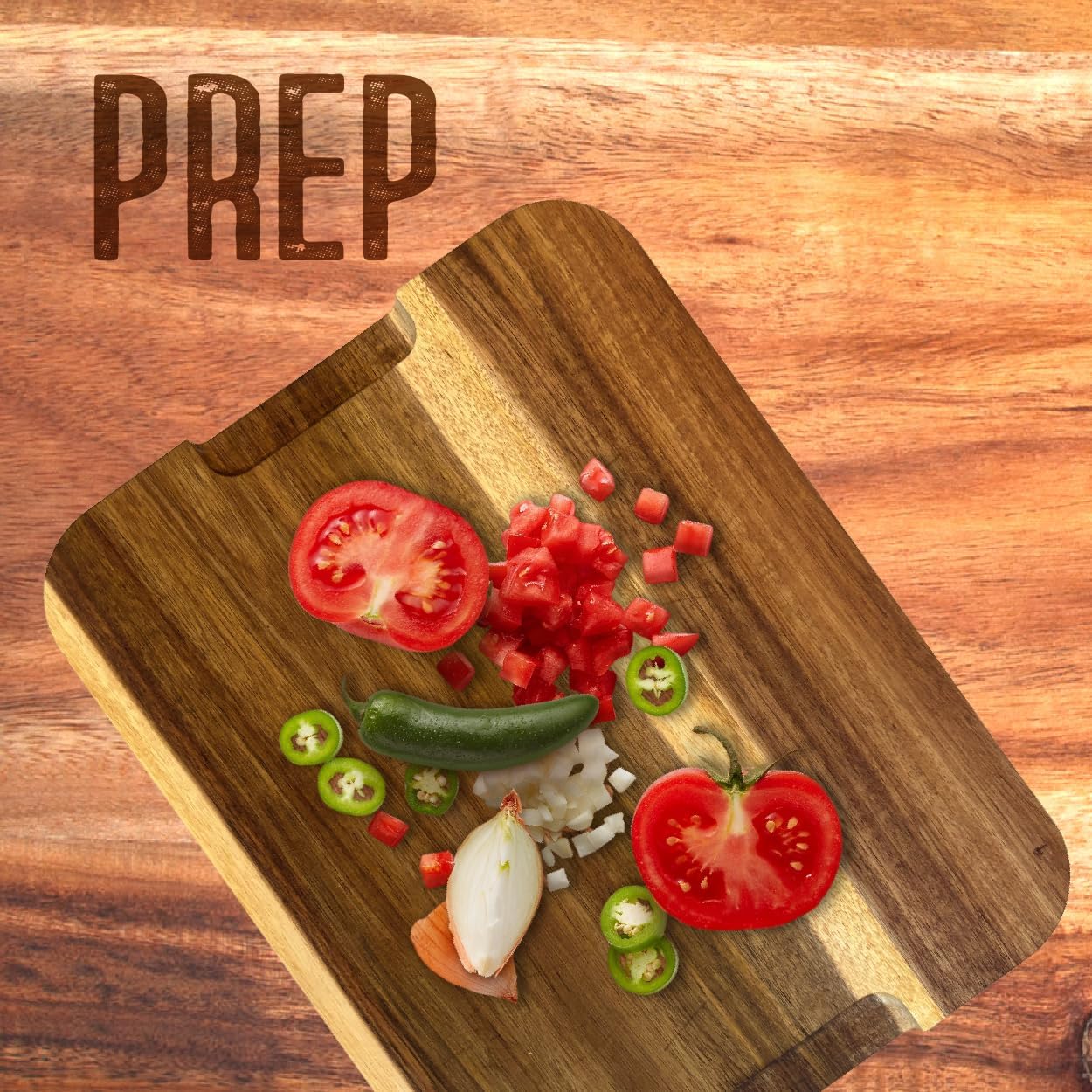 Frank & Curt Acacia Wood Charcuterie Board With Lid 11"x14"