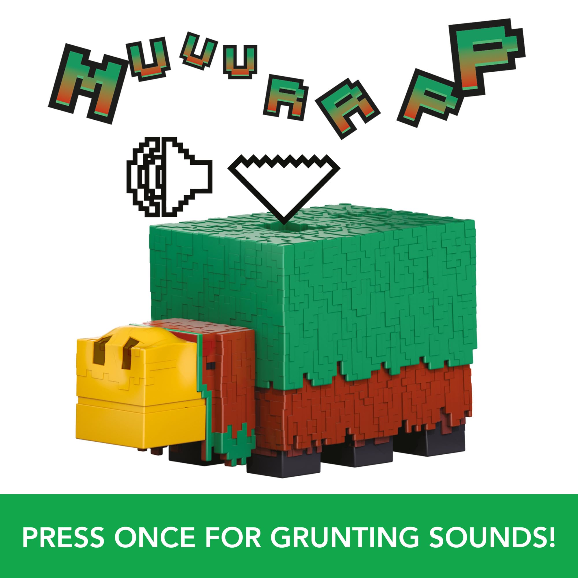 Mattel Minecraft Sniffer Action Figure with Game-Accurate Sounds, 3.25-inch Scale Collectible Toy, Pixelated Design, HXM85 - Image 4