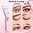 HEBECA Heated Eyelash Curler Pro, 149F/167F Heat Settings, Food-Grade Silicone Pad, Rechargeable 600mAh Battery (Light Pink)