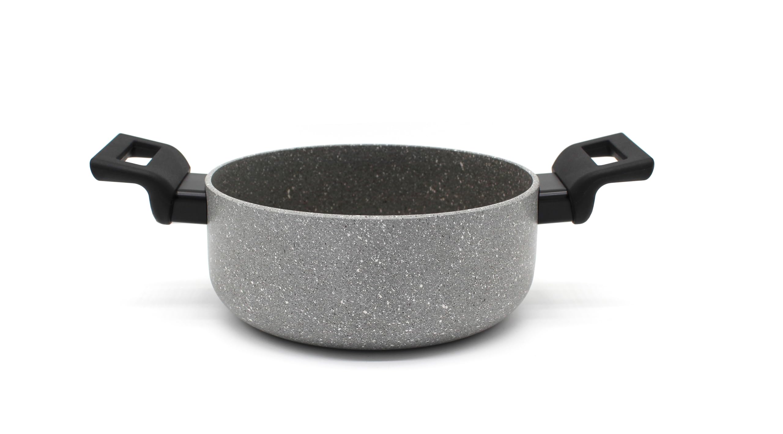 Cacerola de aluminio reforzada de alto espesor Rocher Gris Claro de 24 cm