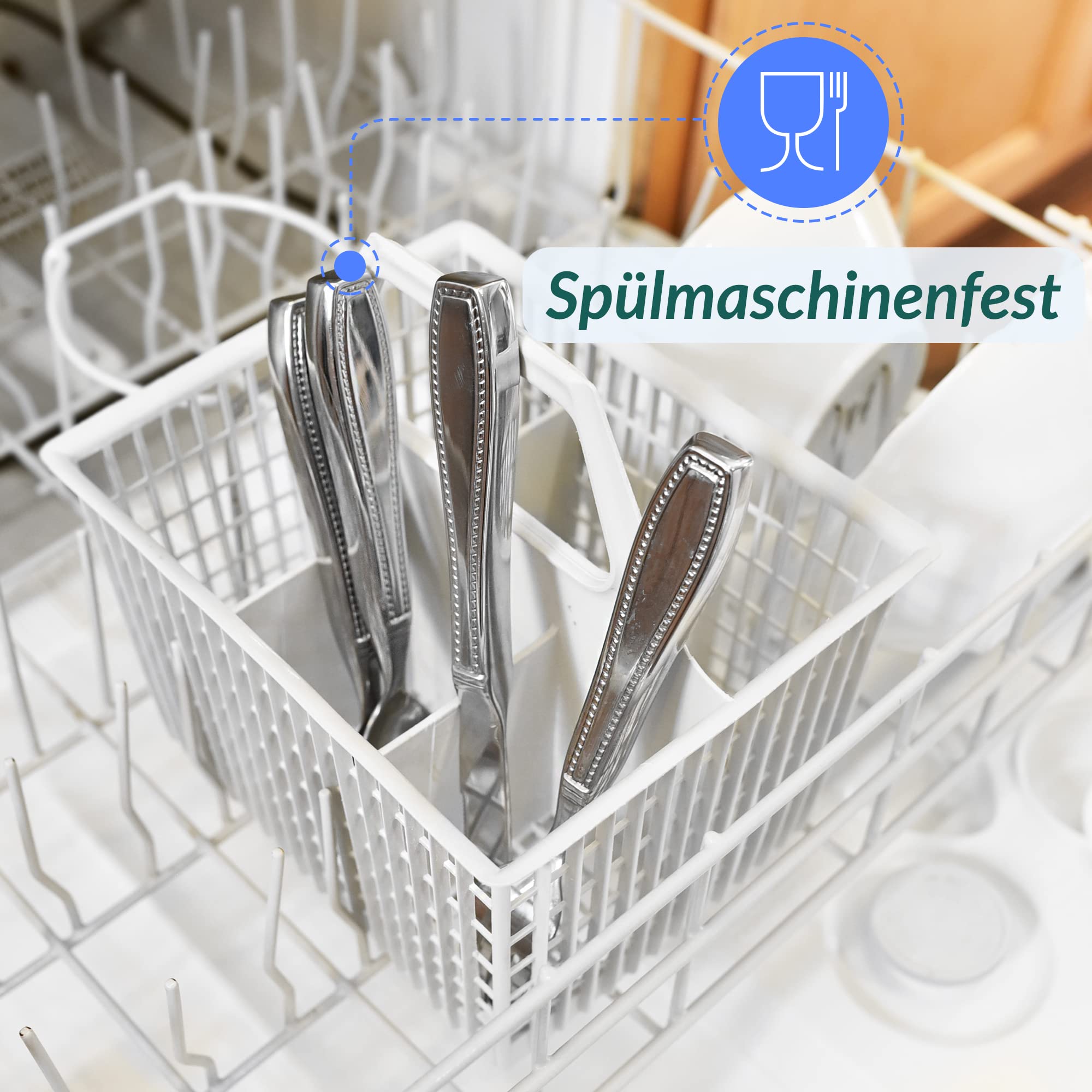 Celley Gewichtetes Besteck, 200 g, 4-teiliges Edelstahl-Besteck-Set mit Messer, Gabel und Löffel für Tremor
