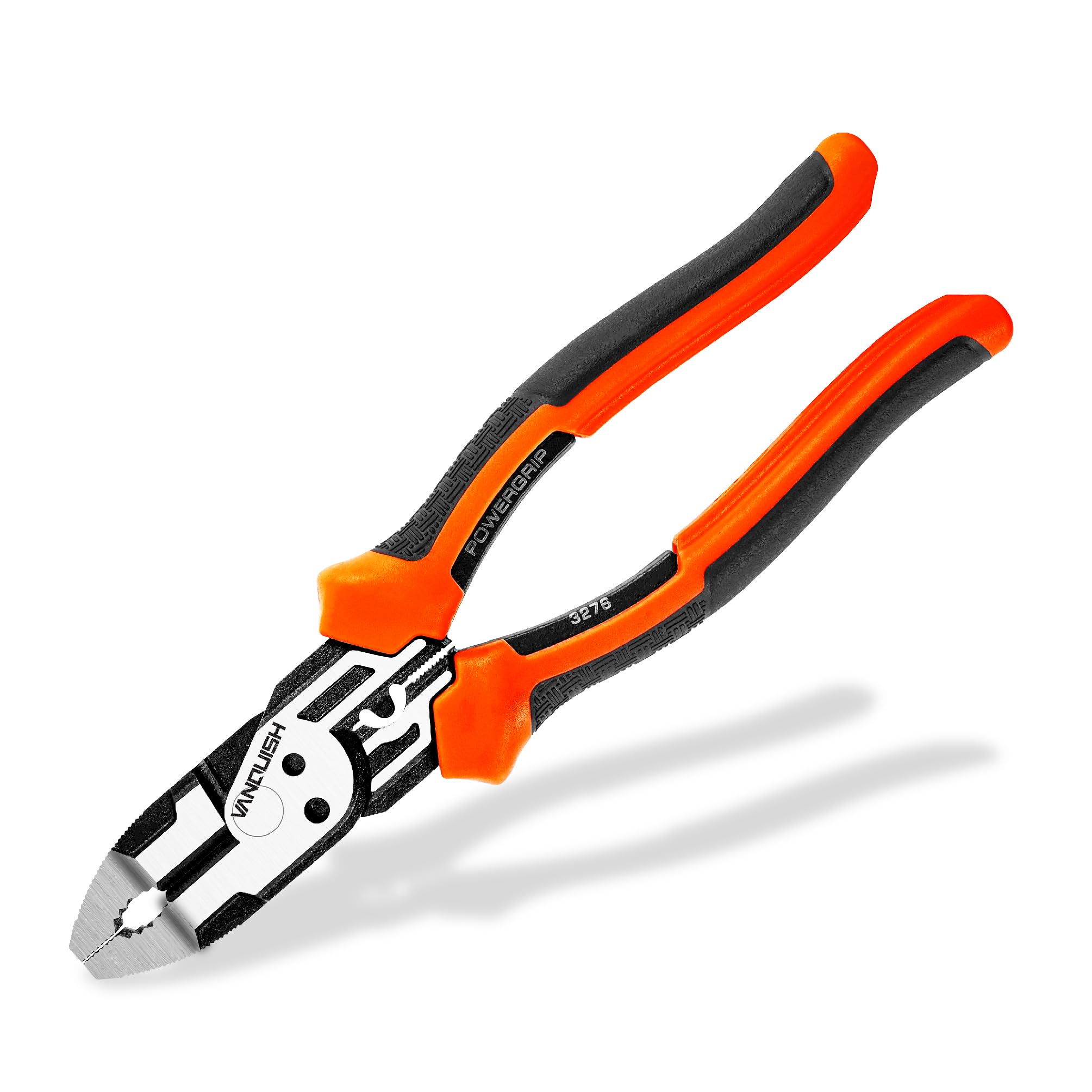 VANQUISH 8.5'' Linesman Pliers, High Leverage for Ultra Labor-Saving | CR-V Steel Linesma…