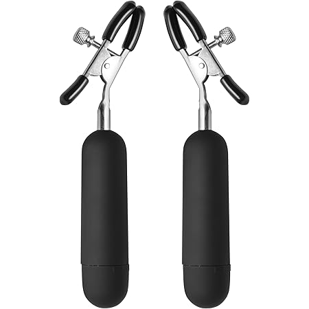 Amazon.com: Master Series Dark Passion Vibrating Nipple Clamps : Health