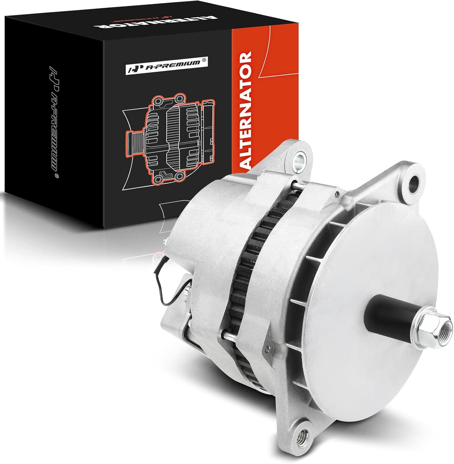A-Premium Alternator Compatible with Ford B600, B700, F600, F700, F800 & Freightliner Argosy, Century Class & More, 12V 160Amp Without Pulley Bi-Directional, Replace# 8LHA70VGH, 8LHA70VE