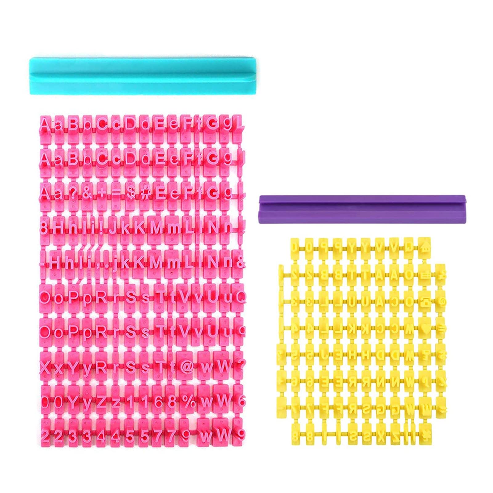 PATILWON Letter Stamps for Clay & Cookies - Alphabet Stamp Mold for Baking, DIY Embossing, Family Activities, and Educational Projects