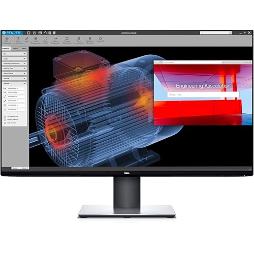 Dell U-Series 32-Inch 4K UHD 2160p Screen LED-Lit Monitor (U3219Q), Black