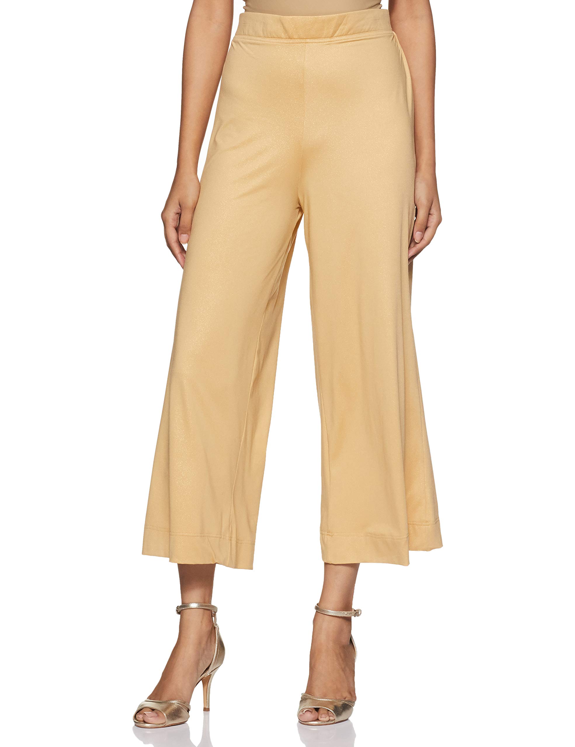 Women High Rise Printed Strechable Palazzo Regular Fit Pants | Ankle Length Palazzo Pants-image-8