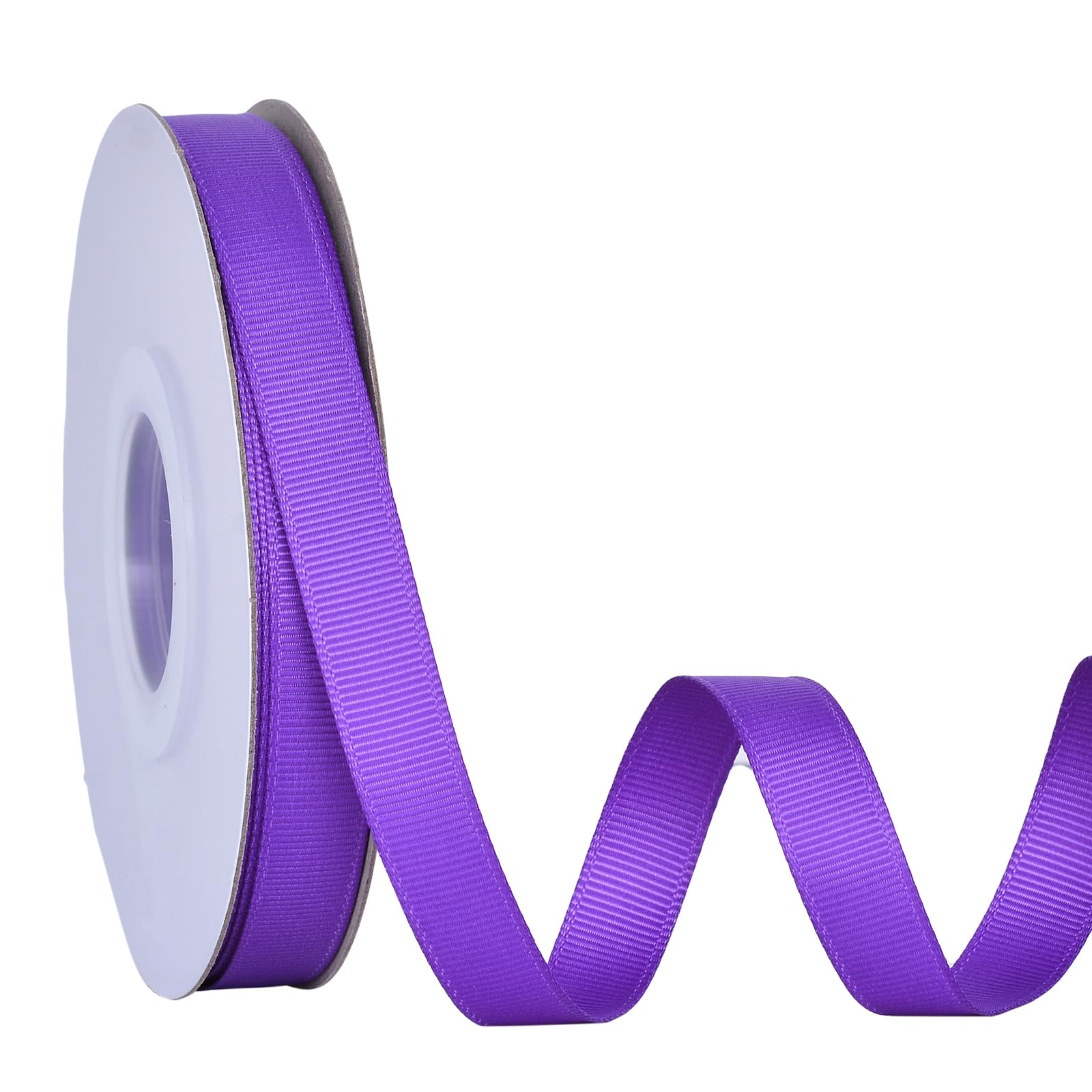 Ribest Purple Grosgrain Ribbon for Gift Wrapping Crafts Hair Bows, 1/2 Inch × 25 Yards